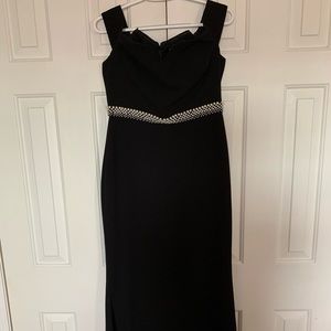 Karl Lagerfield off the shoulder Evening Gown